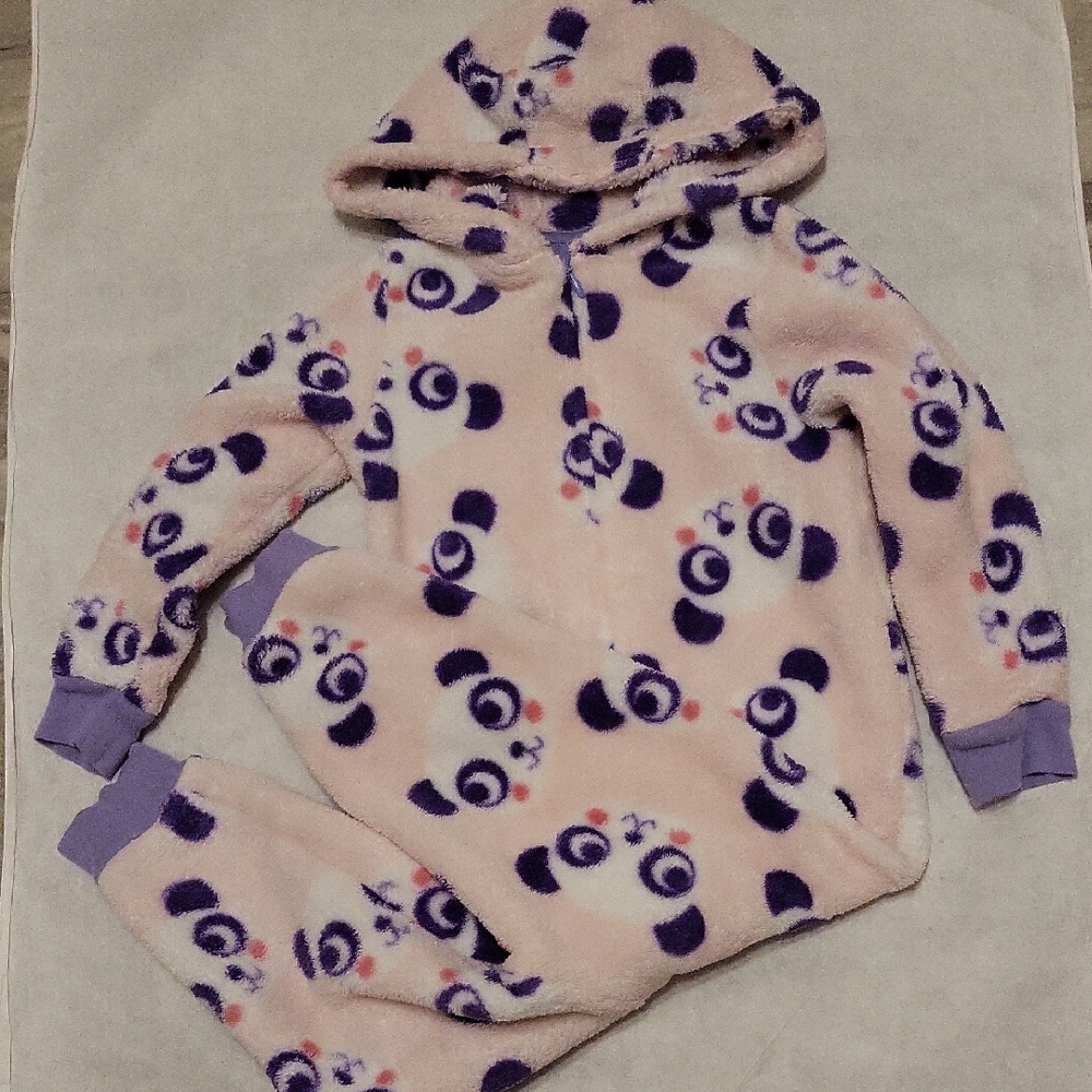 Sweet Dreams fleece footless romper/pajama